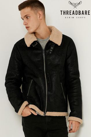 Threadbare Bonded Bomber Jacket